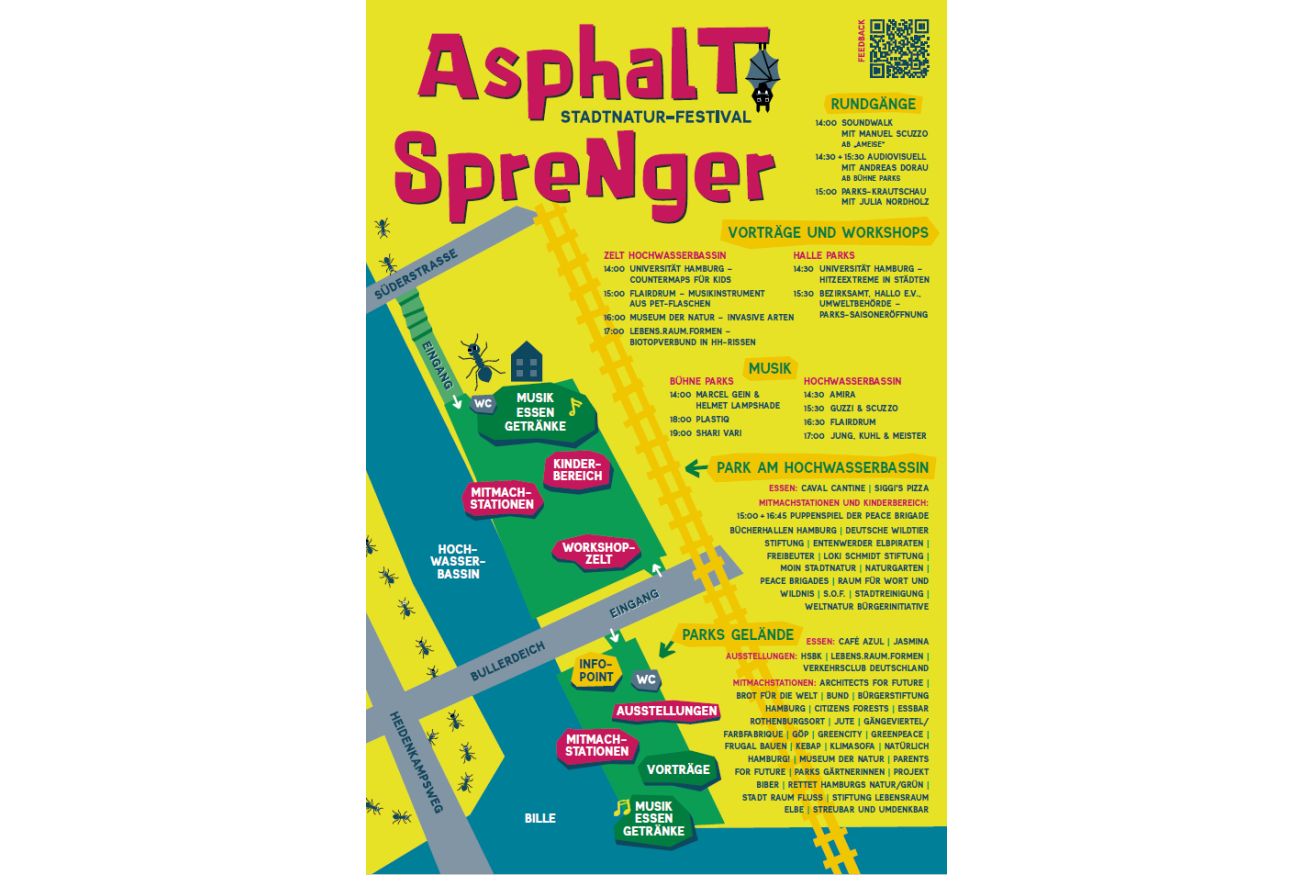 Übersicht und Zeitplan des Asphaltsprenger 2023