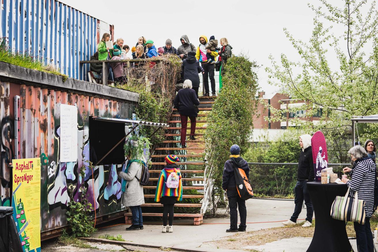 Schnitzeljagd mit den Entenwerder Elbpiraten